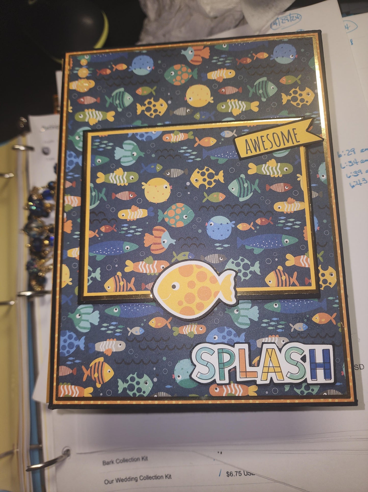 Handcrafted Sea-Themed Photo Album